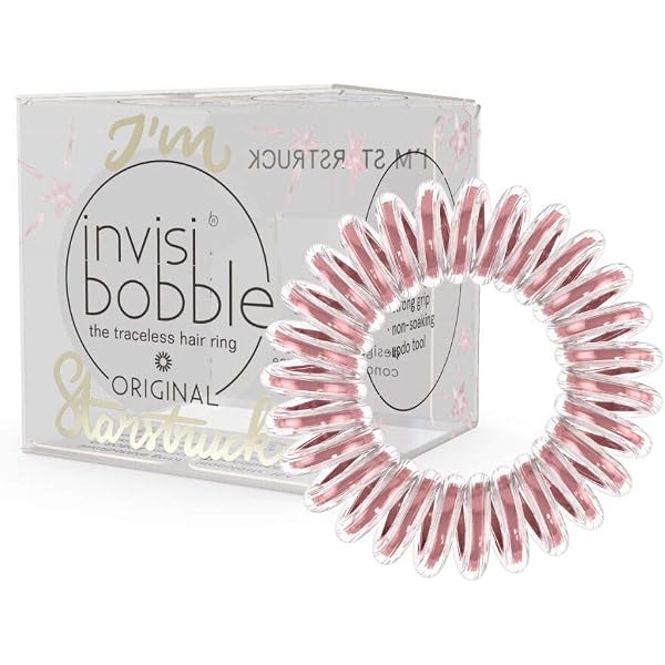 Invisibobble Original Haargummi Matza Rosa – 3 Stück, Haarschonend, Ohne Abdruck, Für Alle Haartypen