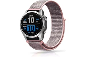 Niboow Pasek QuickFit 20mm Kompatybilny z Garmin Fenix 7S/Fenix 6S/Fenix 6S Pro/Fenix 5S/Fenix 5S Plus, Mężczyźni Kobiety Regulowany Pasek na rzep do Garmin Descent Mk2S