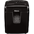 Fellowes Distruggi documenti a microframmento 8Mc, 8 fogli, per casa e piccolo ufficio, uso personale, cestino da 14 litri, d