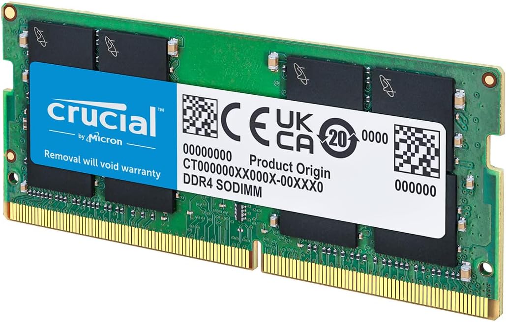 Crucial DDR4 RAM 8GB 3200MHz SODIMM CL22, Laptop Computer Memory, Mini PC (or 2933MHz, 2666MHz) - CT8G4SFRA32A