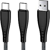 KCgrape Cavo PS5 Controller,3M 2 Pezzi USB di Ricarica Cavetto per Joystick PS5/Playstation 5/Sony PS5 DualSense/Xbox Series 