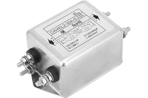 WAL FRONT EMI Filtro de línea, Filtro de Línea Power EMI Filter, Filtro de potencia EMI CW4EL2-30A supresor de ruido monofásico de unidad de potencia 115V/250V 50/60Hz