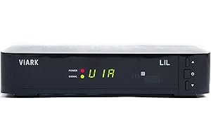 VIARK Lil Receptor Satélite dvb-s2 Full HD 1080p hevc h265 LAN y Antena WiFi