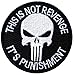 Produktbild Klettverschluss This is not revenge it's punishment 2.5" military tactical airsoft biker morale aufnaher patch Punisher