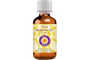 DEVE HERBES dève herbes Olio di Babassu puro di (Attalea speciosa) 100% grado terapeutico naturale pressato a freddo 15ml (0.50 oz)