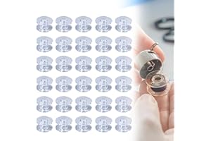 SULIUDAJI 30 Pieza Bobinas para Máquina Máquina de Coser de Plástico Transparente Universal Transparente Canillas Canillas para Máquina de Coser Para Máquinas de Coser Domésticas (Transparente)