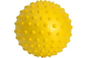 GYMNIC SPORTTEC Palla Sensy Palla di Riccio Palla per Massaggi di riflessologia Auto Massaggio 10 cm Giallo