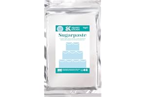 Squires Kitchen Lullaby Blue Ready To Roll Sugarpaste Icing for Decorating Cakes, Cupcakes and Cookies, Premium Quality Rolled Fondant - 1kg