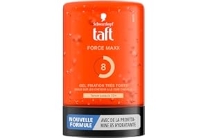 Schwarzkopf - Taft - Gel Tube Coiffant - Gel Force Maxx - Tenue j'usqu'à 72H - Fixation Très Forte - Doux sur les cheveux - Tenue longue durée - Sans Effet Collant - Formule Provitamine B5-300 ml