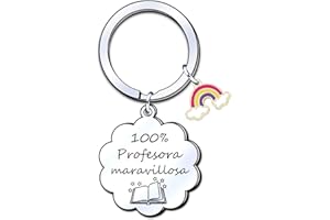 LUODAN Regalo Maestro Llavero,Maestro Llavero Maestro Gracias Maestro por el Regalo Grabado Llavero Graduación Regalos Cumpleaños Regalo del dia del Maestro Regalo de acción de Gracias