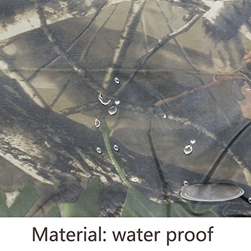Aodoor Regenjacken Regenponcho wasserdicht regenmantel für die Jagd Camping, Freizeit Regenmantel, Baumblatt Camouflage Rain Poncho - 6