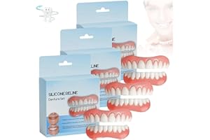 ADFUGE Furzero Silikon-Reline Gebiss-Set,Bikenda Silicone Reline Denture Set,Bikenda Zahnprothese,Aexzr Silicone Reline Denture Set,Soft Denture Reline Kit,Zahnprothesen-Silikon-Reline-Kit (3Satz)