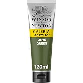 Winsor &amp; Newton - Acrylic paint, 120 ml, Green (Olive Green)