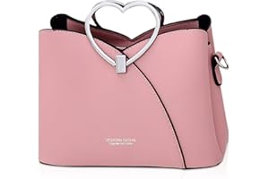 NICOLE & DORIS Women's Handbag Top Handle PU Leather Messenger Bag Fashion Shoulder Bag Cute Tote Bag