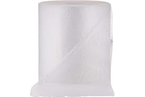 TPZ The Packaging Zone - Large Roll of Superior Polythene - Bubble Cushioning Packaging Wrap Roll - Packing Supplies for Storage, Packing, Moving Boxes, Shipping Posting Delicate Items - 500 x 25m