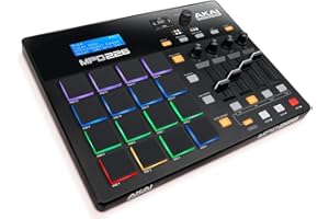 AKAI Professional MPD226 - Contrôleur MIDI USB avec 16 Drum Pads type MPC sensible à la vélocité, 4 Faders et 4 Potentiomètres, Série de Logiciels de Création Incluse
