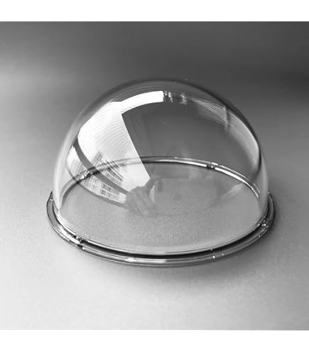 JMX 3-Inch Acrylic CCTV Camera Dome Housing - Clear, Indoor/Outdoor Replacement