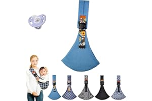 Donubiiu 2024 New Baby Sling Carrier Newborn To Toddler, Toddler Carrier, Toddler Sling Carrier, Portable Lightweight Non-Slip Hip Seat Carrier, Baby Sling Carrier Toddler (1PCS-A)