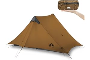 Night Cat Tienda Ultraligero 1KG 1 Persona: Impermeable Campaña para Mochileros Senderismo Profesional Camping