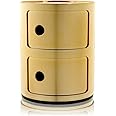 Kartell Componibile, Mobile Contenitore, 2 elementi, Oro
