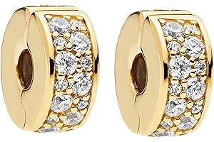 Rimgoris 925 Sterling Silver Charm for women Mother's Day Gold Represents Eternity Series Bracelets Necklace Number Dangle Charm Women Bracelet