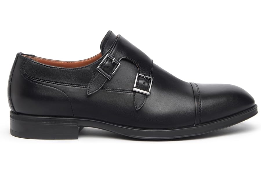 Nero Giardini E400142UE Men's Leather Double Buckle