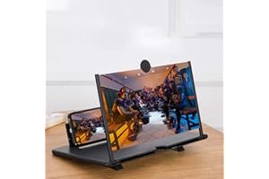 Goeco Lupa, Amplificador de Pantalla Móvil 12 Pulgadas, 3D, Adecuado para Ver películas y Videos en un teléfono Inteligente