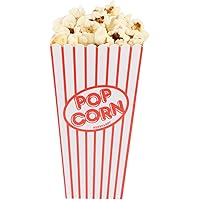 HENBRANDT Popcorn Boxes 10 Pack Small Retro Popcorn Carton Sweet Containers for Film Night Cinema Movie Night Birthday Sleepo