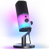 MAONO Yazılımlı XLR/USB Oyun Mikrofonu, Akış Podcast Vokal Kaydı i&ccedil;in RGB'li Dinamik PC Mikrofonu, Sessiz D&uuml;ğmeli Bilgisayar 
