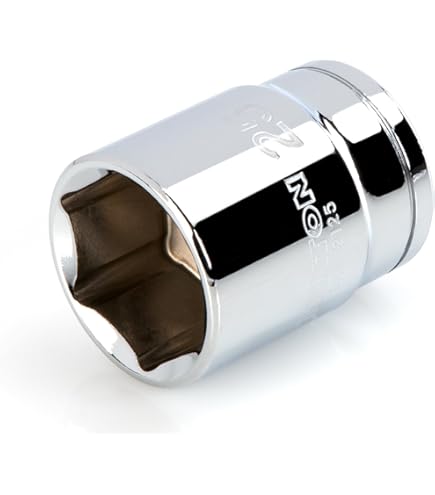 TEKTON 1/2 Inch Drive Deep 6-Point Socket Set, 19