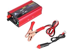 ARAMOX Car Power Inverter, 1500W Car Power Inverter USB Charger Converter Adapter Modified Sine Wave DC 12V/24V to AC 220V