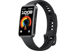 HUAWEI Band 9, Bracelets Montre Connectée, iOS & Android, TruSleep 4.0 Surveillance Scientifique du Sommeil, 14 Jours d'utilisation maximale, 100 Modes d'entraînement, Noir fluoroélastomère