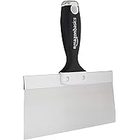 Amazon Basics - Schmalspachtel, 20.32 cm, weicher Griff, Edelstahl, mit Hammer-Ende