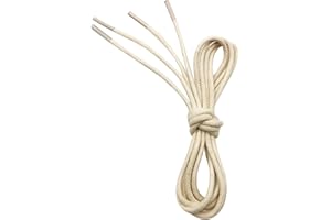 VSUDO Lacci per Scarpe Eleganti Cerati Rotondi, ø2,5 mm Lacci Business Casual per Scarpe Stringate Oxford/Derby/Brogue, Chukka/Desert/Ankle Boot Stringhe Scarpe