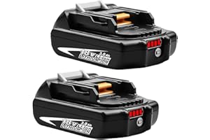 Moticett 2 Piezas 18V Batería Repuesto para Makita Batería 18V 3.0Ah Compatible para Makita Batería BL1860B BL1850B BL1840B BL1840 BL1830B BL1820 BL1815 BL1825 BL1835 BL1845 194205-3 194309-1 LXT-400