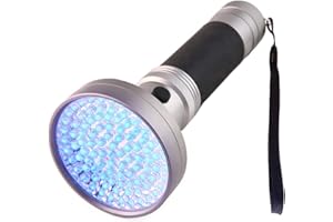 ‎O&W SECURITY UV Taschenlampe Schwarzlicht Mobiler Geldscheinprüfer UV 100 LED Taschenlampe UV Lampe