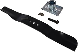 perfektGarten Lame tondeuse 51 cm + support lame + cale + vis compatible Scheppach