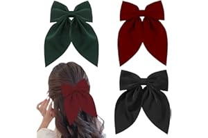 Ypkia 3 fermagli per capelli da donna con fiocco, grandi fiocchi per capelli, clip francese, per donne e ragazze (colore 1)