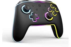 FIEHDUW Switch Pro Controller with Light