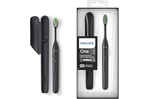 Cepillo dental recargable Philips One: cepillo dental eléctrico en negro sombra modelo HY1200/26, One, Negro
