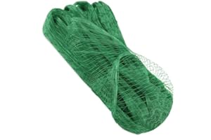 VEGAMALL 4x10M Grass Seed Netting Green Garden Netting Reusable Lawn Netting for Pea, Strawberry, Pond, Vegetables and Trees Protection and Pest Control