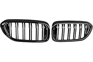 DENSIEG Grille de calandre pour 5 série G30 G31 NOIR BRILLANT 2017-2021