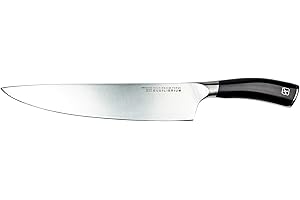 Equilibrium by Rockingham Forge 10" Chef Knife with German Stainless Steel Blade and Black Handle