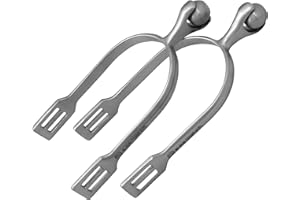 Surgi Corp Intl Horse Spurs Smooth Roller Ball - 30mm Neck size Ladies Horse Riding