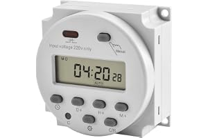 Heschen Digital LCD Power veckoprogrammerbar timer reläbrytare CN101A 200-250VAC 16Amp 5 Pin