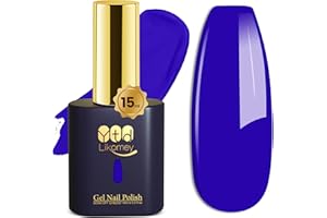 YTD Likomey Smalto Semipermanente per Unghie in gel,15ml Blu Klein UV LED Smalti Semipermanenti Professionale Manicure Gel Nail Polish