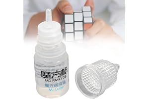 FIACVRS Huile de Silicone pour Cube Magique,3 ML de lubrifiant Transparent pour Cube Magique,pour améliorer la Vitesse du Cube Magique, lubrifier la Vitesse, Accessoires Magiques