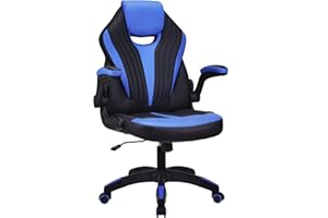 play haha. Sedia da gioco Sedia da ufficio Sedia girevole Sedia da computer Sedia da lavoro Sedia da ufficio Sedia ergonomica Sedia da corsa Sedia in pelle (Blu)