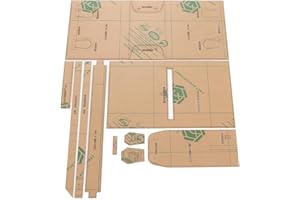 HZTYYIER Modello in Pelle per Borsetta Stencil in Acrilico per Realizzare Borse a Tracolla Accessori per Cucito Fai da Te Handcraft Materials