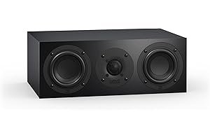 Nubert nuBoxx B-50 | schwarzer Regallautsprecher mit Grauer Front | 1 Stück Passivbox | für junges Wohnen | Kompaktlautsprecher für Heimkino | Lautsprecher bis 60 Hz (-3dB) | ideal als Lowboardbox